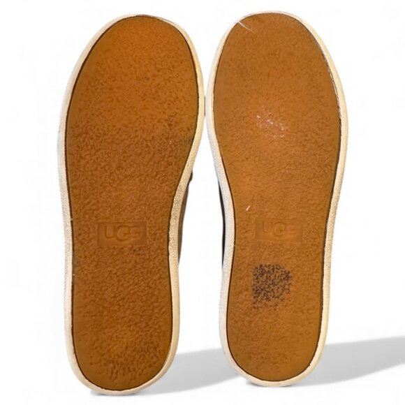 UGG Australia Jess Slip-On Suede Sneakers – Gold Tan – Women’s Size 8 – EUC - Picture 3 of 5